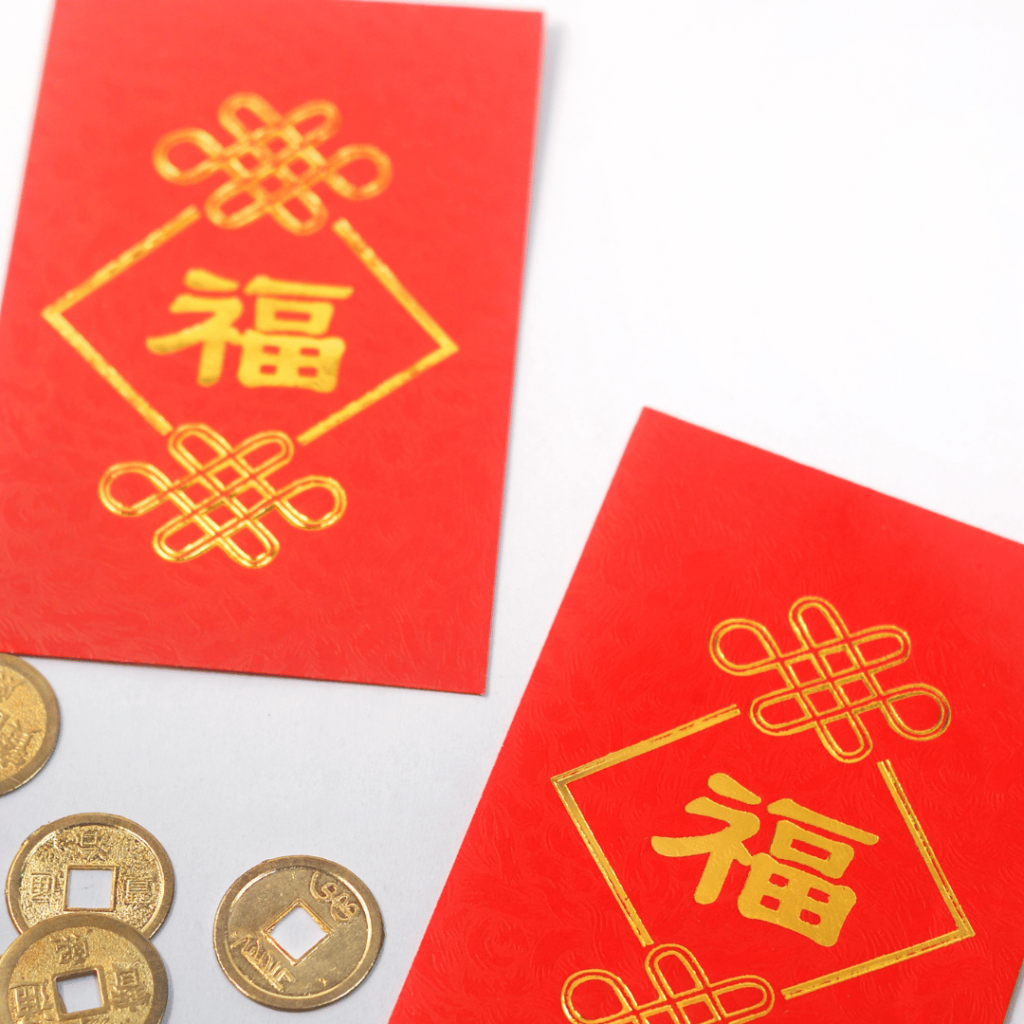 red packets are traditionally seen when celebrating baby full month